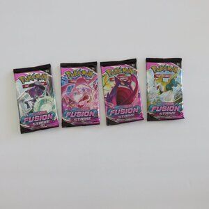 (#125) Pokemon Sword & Shield Fusion Strike Game Card 4-Pack